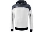 Erima Change Felpa Con Cappuccio Uomo - Bianco / Grigio Ardesia / Nero
