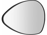 Specchio Sten Con Cornice 80X51Cm, Nero Opaco