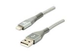 Cavo Usb Logo (2.0) Usb A Maschio - Apple Lightning Maschio 2 M Argento Mfi, 5V/2,4A N