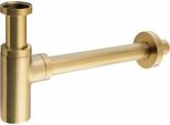 Sifone Per Lavabo 5/4", Scarico 32Mm, Rotondo, Oro Opaco"