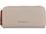 Bugatti Portafoglio Ella Ladies Zip Around Wallet Beige
