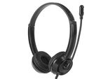 Cuffie Hp DHE-8009 Con Microfono, Controllo Del Volume, Nere, Jack Classico Da 3,5 Mm