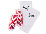 Puma Ultra Flex Sleeve Calcio Parastinchi Unisex Rosso Bianco Taglia L