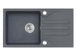 Lavello In Granito Alveus Galapagos Carbon 91 770X430 Mm 1091214