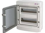 Distributore Di Moduli Eti-Polam Dido 001101067 Moduli 1X24 Montati In Superficie IP65 Ech-24Pt-S Porta Trasparente
