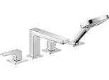 Hansgrohe Metropol - Miscelatore Per Bordo Vasca, Installazione A 4 Fori, Cromo 32553000