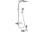 Paffoni Set Doccia - Set Doccia Moby Con Termostatico, 2 Getti, Cromo ZCOL668CRAG