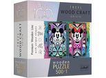 Trefl Legno Artigianato Origine Puzzle Mickey Mouse E Minnie 501 Teile