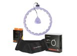 Set Di Hula Hoop Da Massaggio Hms HHM14 Con Pesi E Contatore E Cintura Dimagrante BR163 Viola