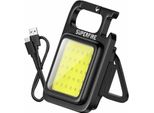 Superfire MX16 Flashlight, 600 Lm, 500 Mah, USB-C, 4 Modes