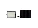 Proiettore Led Solar V-TAC 20W Telecomando, Auto, Timer, IP65 Nero VT-180W 4000K 1800Lm