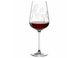 Calice Da Vino Rosso Leonardo Boccio, Bicchiere Da Vino, Bicchiere Di Cristallo, Trasparente, 740 Ml, 066435