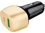 Energizer Ultimate - Caricabatteria Da Auto USB-C E USB-A 38W Pd + QC3.0 (Oro/Nero)