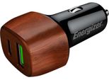 Energizer Ultimate - Caricatore Per Auto USB-C E USB-A 38 W Pd + QC3.0 (Walnuss)