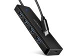 Axagon Axagon HUE-C1C Hub Di Interfaccia Usb 3.2 Gen 1 (3.1 Gen 1) Type-C 5000 Mbit/S Nero