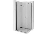 Mexen Lima Cabina Doccia Pieghevole 90 X 90 Cm, Trasparente, Nero - 856-090-090-70-00