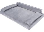 Letto Per Cani Lettino Per Cani Divano Per Cani Cuscino Per Cani Divano Per Cani Cesto Per Animali Domestici Divano Morbido Per Cani Materasso Posti Letto, Grigio, 99 X 66 Cm