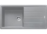 Franke Basis - Lavello Fragranite Bfg 611, 970X500 Mm, Pietra Grigia 114.0285.314