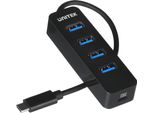 Unitek Unitek Uhub Q4 Usb 3.2 Gen 1 (3.1 Gen 1) Type-C 5000 Mbps Nero
