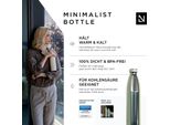 Lars NysØM Borraccia In Acciaio Inox | Bottiglia Isolata Senza Bpa | Borraccia A Prova Di Perdite Per Sport, Bicicletta, Cane, Bambino, Bambini 1000Ml Salvia