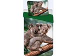 Set Di Biancheria Da Letto Con Koala 135 X 200 Cm 80 X 80 Cm 100% Cotone