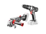 Set Trapano Avvitatore A Batteria Graphite Con Percussione + Smerigliatrice Angolare - Set Di Utensili A Mano Set Di Macchine -