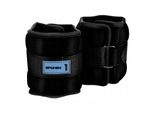 Pesi Spokey Per Gambe E Braccia - Bracciali Per Pesi - Pesi Per Caviglie Neri - Set Di 2 1 Kg