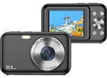 Inf Fotocamera Digitale 1080P 44MP Zoom 16X Schermo Da 2,4". Nero"