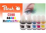 Peach Patrone Canon Ciss GI-590 Multipack Plus Remanufactured