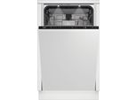 Lavastoviglie Da 45 Cm, 10 Coperti, 45 Db, Completamente Integrata Beko Bdis38040A