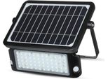 Proiettori Solari Neri - IP44 - 10W - 1100 Lumen - 4000K