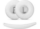 Inf Cuscinetti Auricolari E Cuscino Per Archetto Jbl T450/T500 Bt, Tune600, 510BT, JR300 Bianco