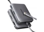 Axagon Axagon N HMC-5HL Hub Usb 5Gbps 2X USB-A Hdmi 4K/60Hz RJ-45 Glan Pd 100W Kabel USB-C Wired Usb 3.2 Gen 1 (3.1 Gen 1) Type-C Argento