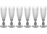Bicchiere Da Champagne Con Design In Cristallo, 185 Ml, 6 Pezzi