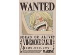 Teknofun One Piece Led Wandleuchte Wanted Sanji 30 Cm