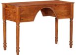 Vidaxl Scrivania Con Cassetti 110X50X76 Cm In Legno Massiccio Di Acacia