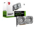 Msi Geforce Rtx 4070 Super 12G Ventus 2X White Oc