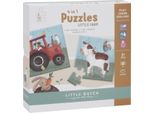 Little Dutch 4 In 1 Puzzle Piccola Fattoria