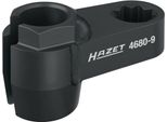 Hazet 4680-9 Chiavi Per Sonde Gas Di Scarico ∙ Quadro Doppio Cavo 1/2 Pollice (12,5 Mm) ∙ Profilo Esagonale Esterno ∙ 19 Mm