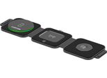 Canyon WS-305, 3In1, Stazione Di Ricarica Wireless Qi Pieghevole Per 3 Dispositivi Contemporaneamente, 15W, Nero