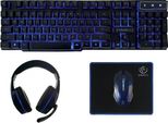 Rebeltec Sherman Tastiera Mouse Incluso Gaming Usb Qwerty Inglese Nero