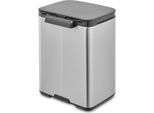 Cestino Touch Bo - 4 L, Acciaio Opaco Fpp