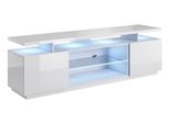 Cama Meble Tavolo Tv Eva - Bianco Lucido