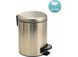 Cestino Per Cosmetici Potty 3L, Chiusura Morbida, Oro Opaco