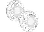 Aroha Safety Pro Rilevatore Di Fumo E Monossido Di Carbonio - Batteria Da 10 Anni - Allarme Antincendio & Rilevatore Monossido Di Carbonio - 2 Pezzi