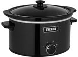 Tesla Slowcook S350, 3,5 L, Nero, Rotante, 4 Persone, 200 °C, Ceramica
