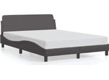 Struttura Letto Vidaxl "Dover"" Grigio 120X200 Cm In Pelle Finta"