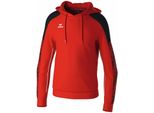 Erima Evo Star Felpa Con Cappuccio Uomo - Rosso / Nero