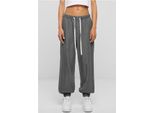 DáMské Kalhoty Urban Classics Ladies Light Denim Jogpants Midgrey - M
