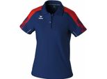 Erima Evo Star Poloshirt Damen Neu Navy Rot Gr 38
